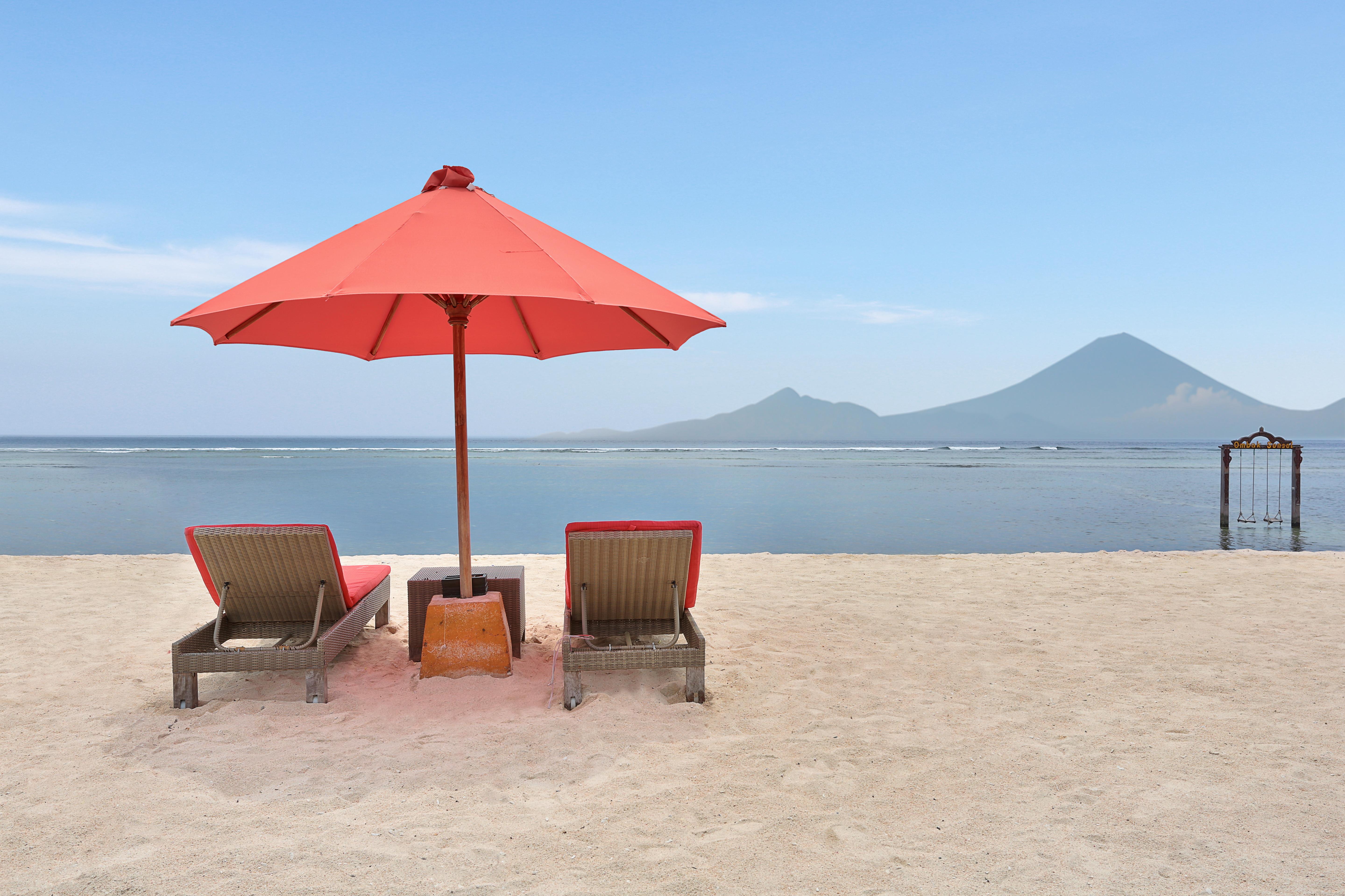 Ombak Sunset Hotell Gili Trawangan Exteriör bild