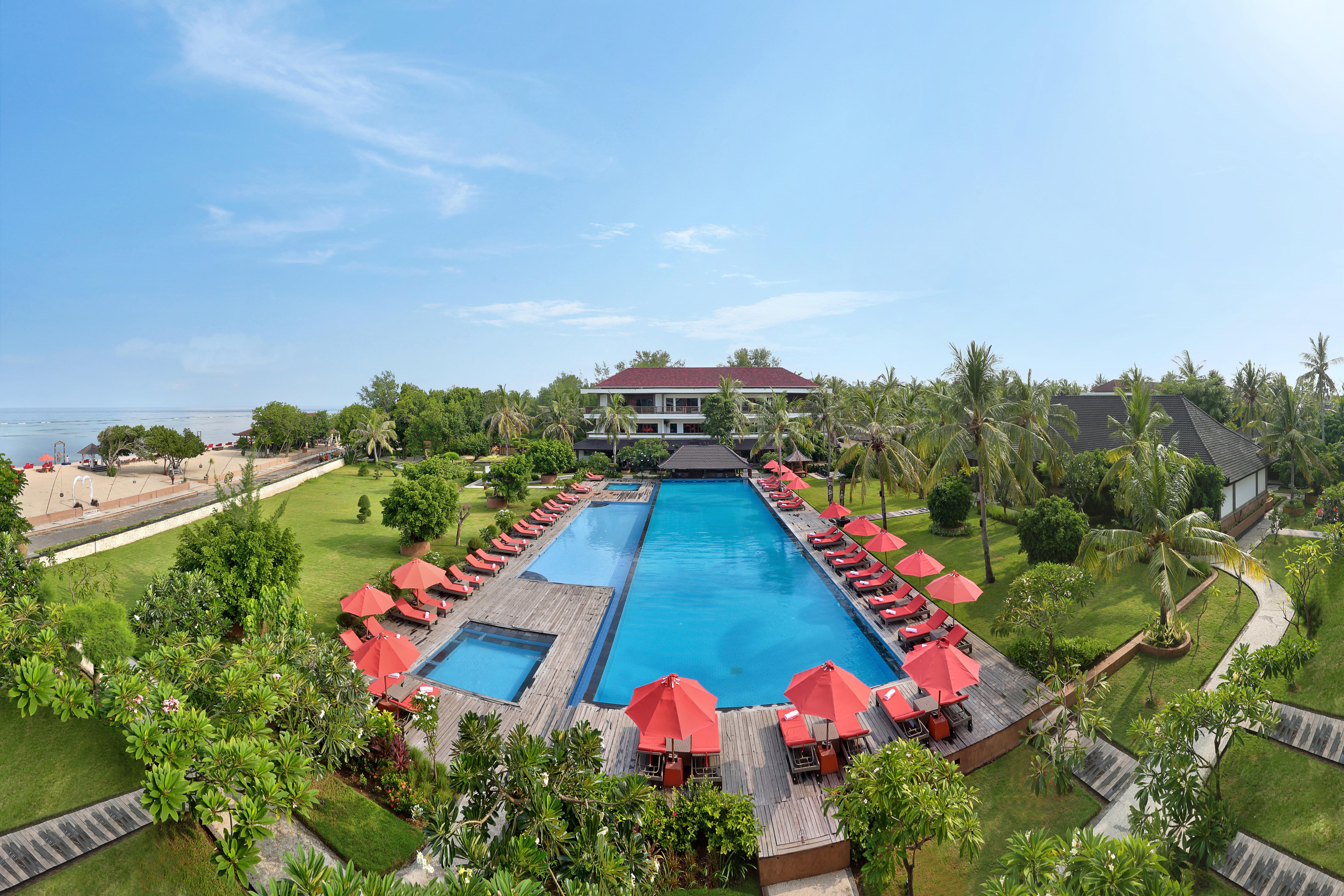 Ombak Sunset Hotell Gili Trawangan Exteriör bild